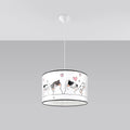 Sollux Lighting Suspension LED Edison Orange, IP20, 220-240V, certifié CE RoHS