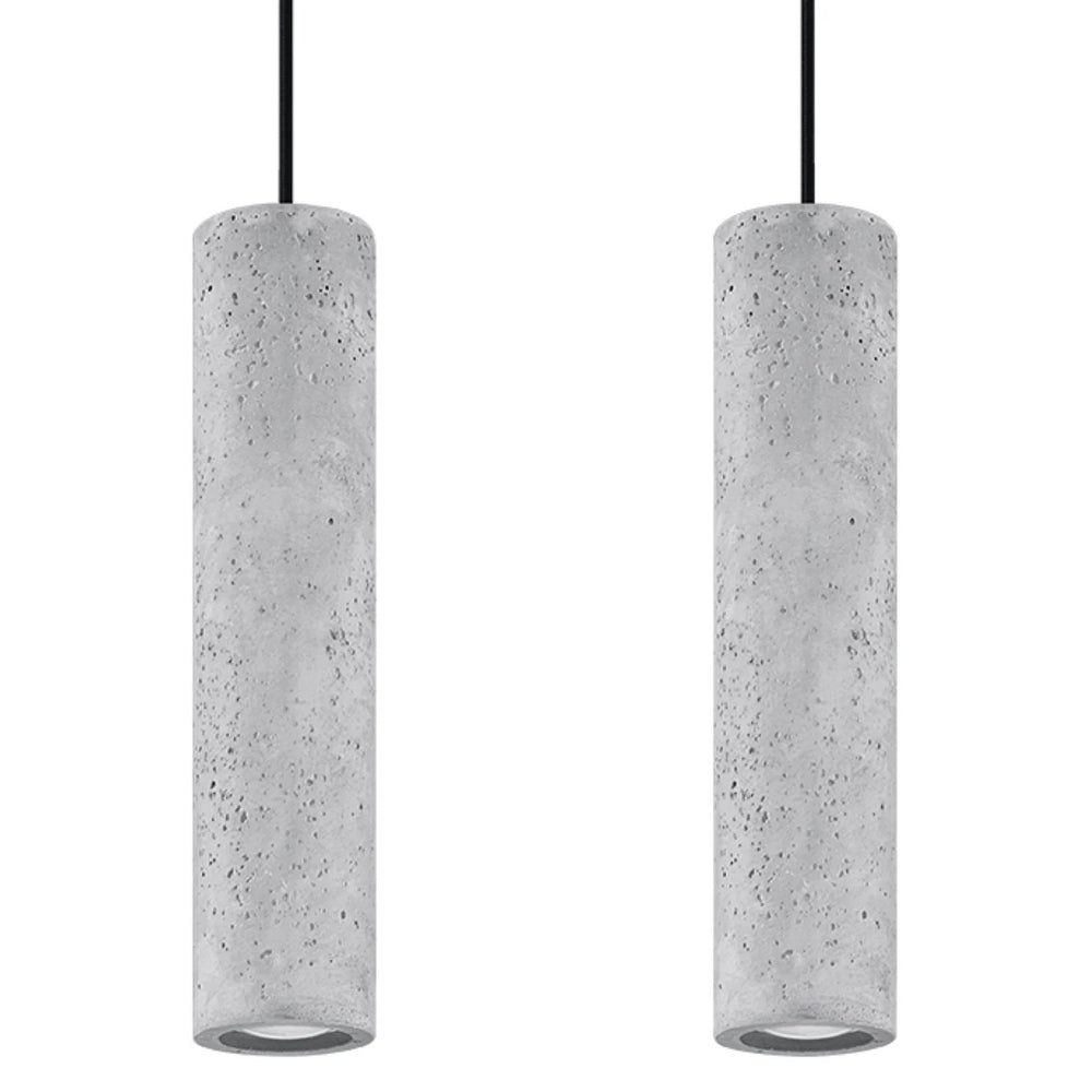 Suspension LED Sollux Lighting LUVO avec 2x douilles GU10, IP20, aluminium or mat, 220-240V