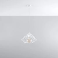 Suspension LED Sollux Lighting Mandelino avec douille E27, IP20, Laiton doré mat, 220-240V, CE RoHS