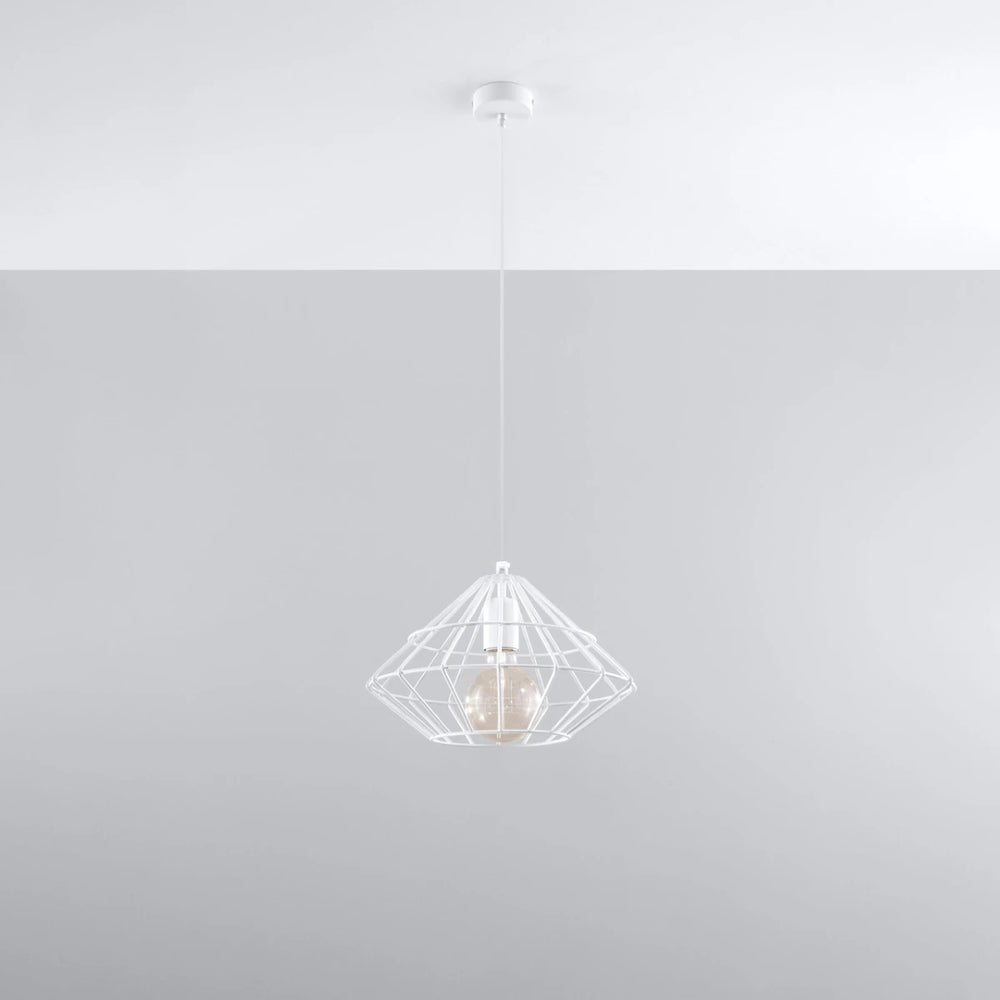Suspension LED Sollux Lighting Mandelino avec douille E27, IP20, Laiton doré mat, 220-240V, CE RoHS