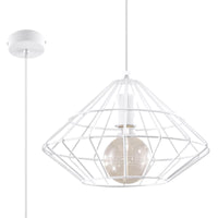 Suspension LED Sollux Lighting Mandelino avec douille E27, IP20, Laiton doré mat, 220-240V, CE RoHS