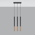 Sollux Lighting Suspension LED MOZAICA Noir Cuivre, 3xG9, 220-240V, IP20, Aluminium, CE RoHS