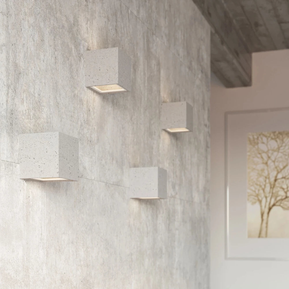 Applique murale LED Sollux Lighting LEO avec douille G9, IP20, 220-240V, Finition Aluminium Laiton, CE RoHS