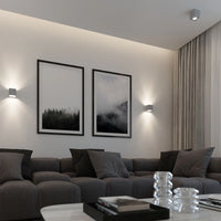 Applique murale LED Sollux Lighting QUAD, douille G9, IP20, 220-240V, finition Aluminium Or Mat, certifiée CE RoHS
