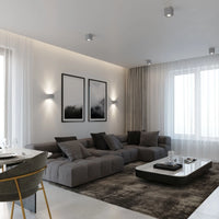 Applique murale LED Sollux Lighting QUAD, douille G9, IP20, 220-240V, finition Aluminium Or Mat, certifiée CE RoHS