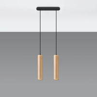 Suspension LED Sollux Lighting LINO 2, IP20, 220-240V, 50W max, Aluminium Or Mat, CRI 80, CE RoHS