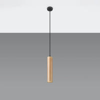 Lampe suspendue Sollux Lighting LINO, prête pour LED, finition Aluminium Or Mat, IP20, 220-240V, CE RoHS