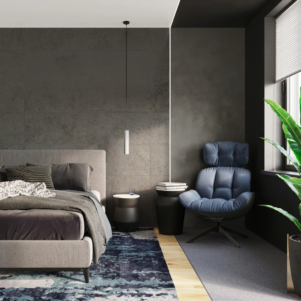 Sollux Lighting LUVO LED hanglamp, GU10 fitting, beton grijs, IP20, 220-230V, 300mm hoogte, CE gecertificeerd