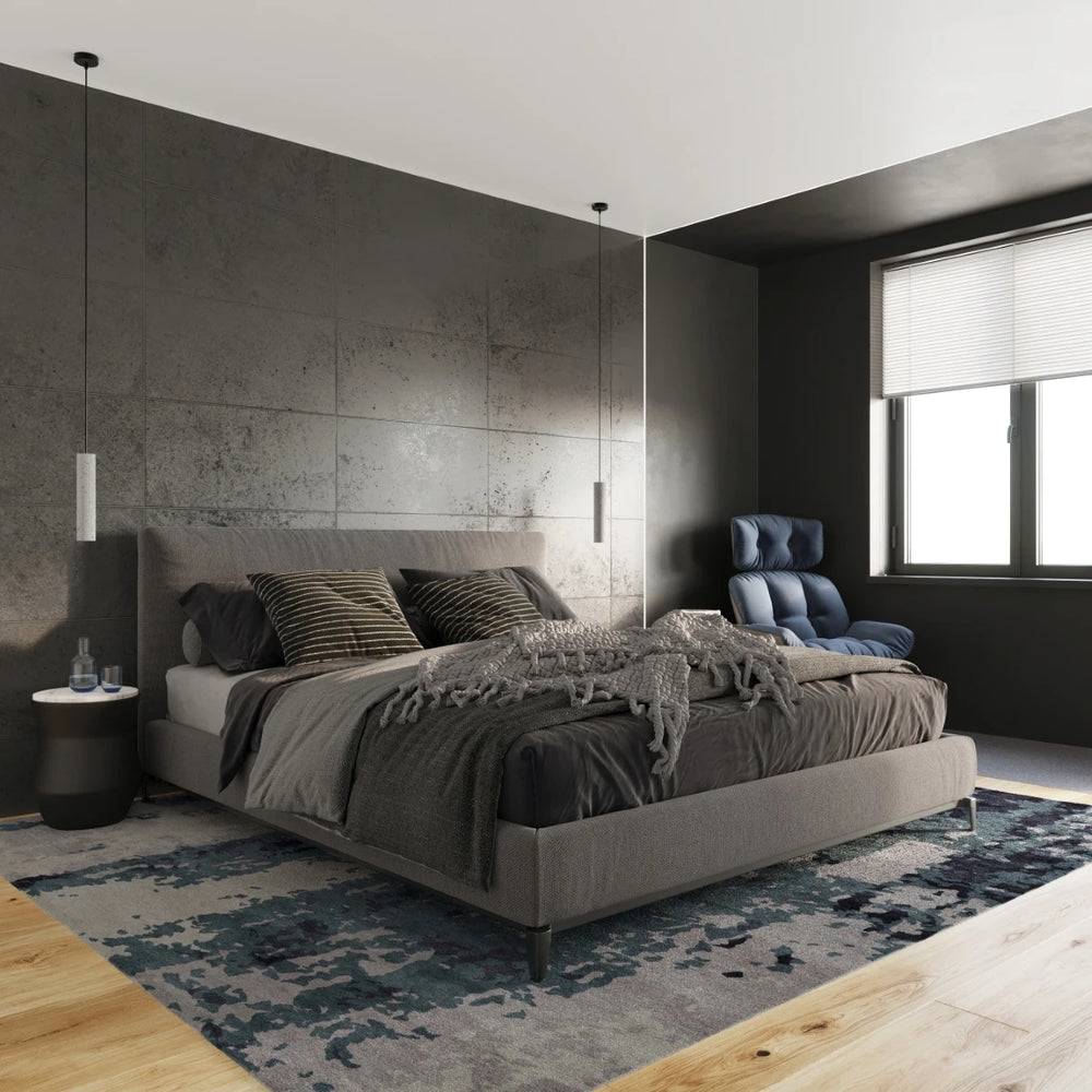 Suspension LED Sollux Lighting LUVO, douille GU10, béton gris, IP20, 220-230V, hauteur 300mm, certifiée CE