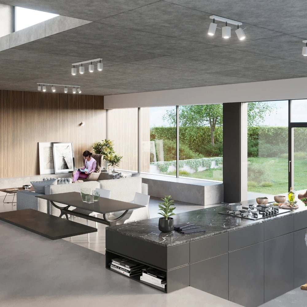 Sollux Lighting MERIDA LED plafondspot Wit 3xGU10, IP20, 220-240V, Aluminium, CE RoHS