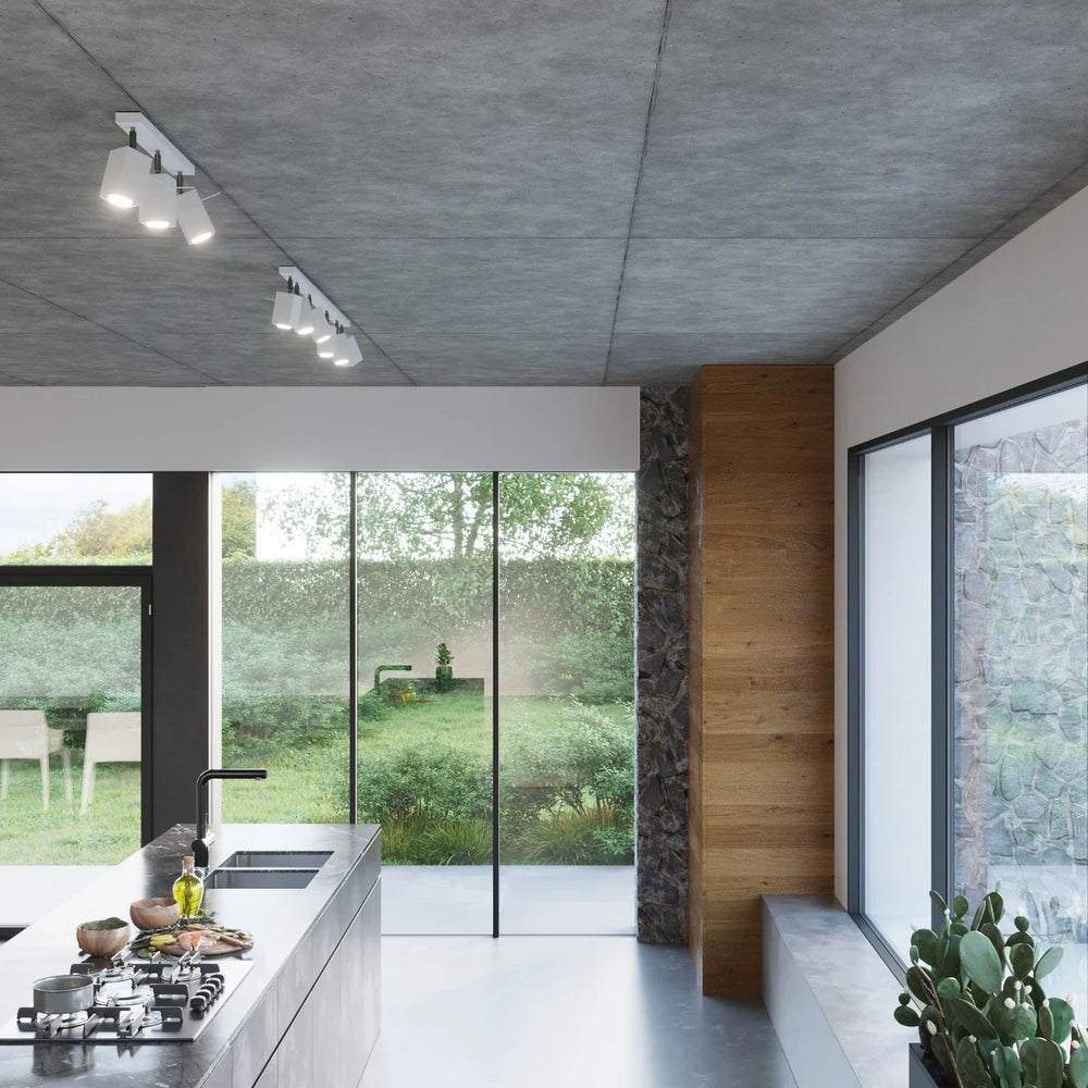 Sollux Lighting MERIDA LED plafondspot Wit, 4 x GU10, IP20, Aluminium, 220-240V, CE RoHS