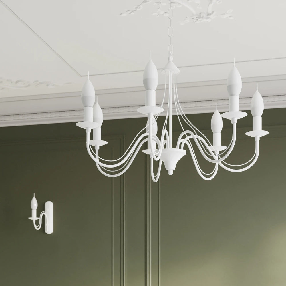 Sollux Lighting MINERWA 7 lustre, prêt pour LED, IP20, 220-240V, Laiton doré mat, Aluminium, 50W max