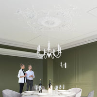 Sollux Lighting MINERWA 7 lustre, prêt pour LED, IP20, 220-240V, Laiton doré mat, Aluminium, 50W max