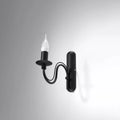 Applique murale Sollux Lighting MINERWA, prête pour LED, Aluminium Or Mat Laiton, IP20, 220-240V, CE RoHS