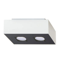 Sollux Lighting MONO 2 LED plafondspot Wit, aluminium, IP20, 220-240V, CRI 80, 50W max, CE RoHS