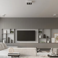 Spot LED de plafond Sollux Lighting MONO 3, Blanc, Aluminium, IP20, 220-240V, CRI 80, CE RoHS