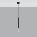 Suspension LED Sollux Lighting MOZAICA Chrome Noir, douille G9, IP20, hauteur 1000mm, certifié CE