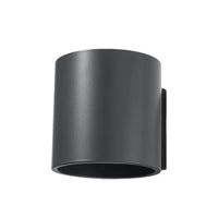 Applique murale LED Sollux Lighting ORBIS 1 Anthracite, Aluminium, Douille G9, 12W max, 220-230V, IP20 CE