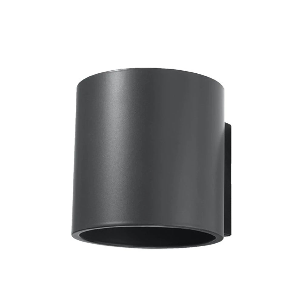 Applique murale LED Sollux Lighting ORBIS 1 Anthracite, Aluminium, Douille G9, 12W max, 220-230V, IP20 CE