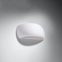 Sollux Lighting PONTIUS keramische wandlamp, LED compatibel, IP20, 220-240V, Mat Goud Messing afwerking