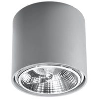 Sollux Lighting TIUBE plafondspot, LED klaar, IP20, 220-240V, 50W max, Matgoud Aluminium