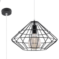 Sollux Lighting UMBERTO lampe suspension LED, Noir, IP20, Aluminium, 220-240V, max 50W, CE RoHS