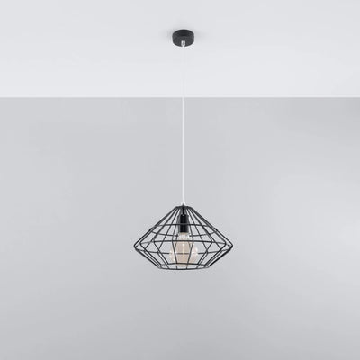 Sollux Lighting UMBERTO LED hanglamp, Zwart, IP20, Aluminium, 220-240V, max 50W, CE RoHS