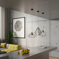 Sollux Lighting UMBERTO lampe suspension LED, Noir, IP20, Aluminium, 220-240V, max 50W, CE RoHS