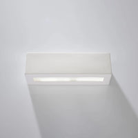 Sollux Lighting VEGA keramische wandlamp, LED compatibel, IP20, E27 max 50W, Mat Goud Messing afwerking