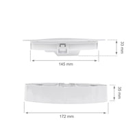 Spectrum ALGINE 2in1 LED inbouwspot 12W 3000K 1200 lumen 230V IP20 rond opbouw of inbouw Wit