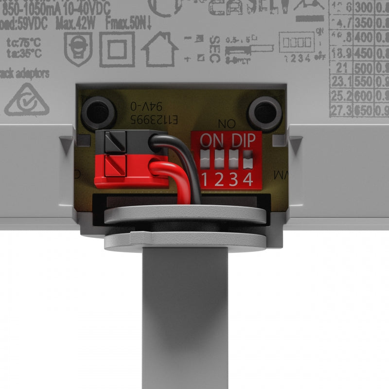 Spectrum ANDROMEDA Spot LED sur rail triphasé 15-27W 4000K 3200 lumens 36° 60° Blanc IP20 CRI>90
