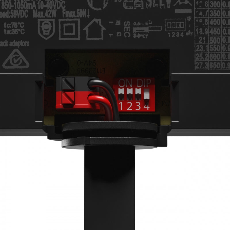 Spectrum ANDROMEDA LED Railspot 15-27W 3000K 3000 lumen CRI>90 36° 60° Zwart IP20 3-Fase 230V