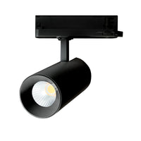 Spectrum ANDROMEDA Spot sur Rail LED 15-27W 3000K 3000 lumens CRI>90 36° 60° Noir IP20 3-Phases 230V