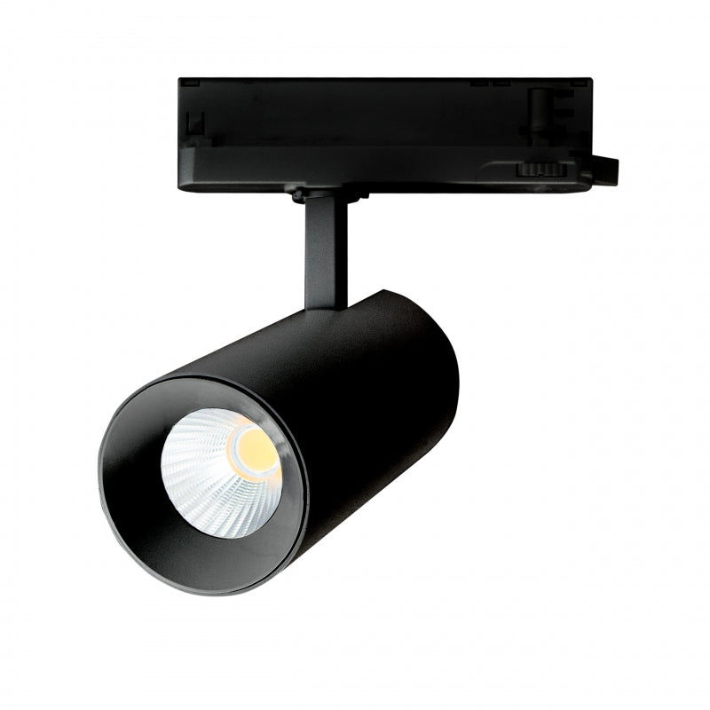 Spectrum ANDROMEDA LED Railspot 15-27W 4000K 3200 lumen CRI>90 36°/60° Zwart 3-Fase IP20