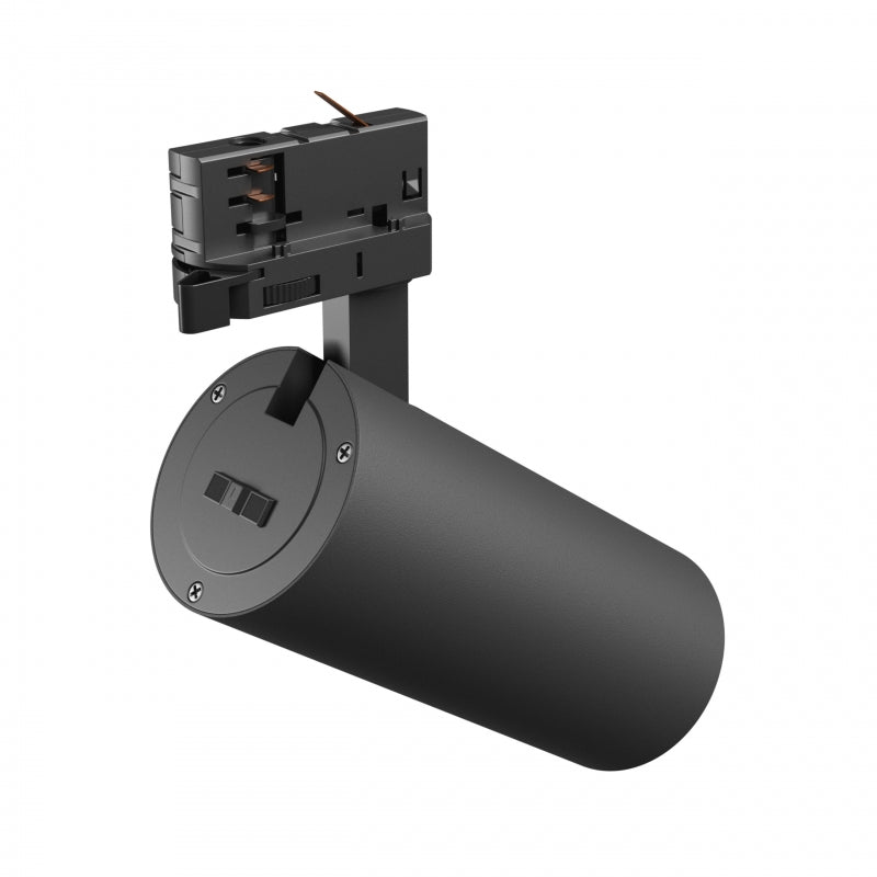 Spectrum ANDROMEDA PRIME Spot LED sur Rail 3-Phases 24W CCT 2700 lumens 25° 230V IP20 Aluminium Noir