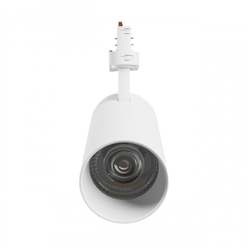 Spectrum ANDROMEDA PRIME Projecteur sur rail LED 3-Phases 24W CCT 230V 2700 lumens 25° Blanc IP20