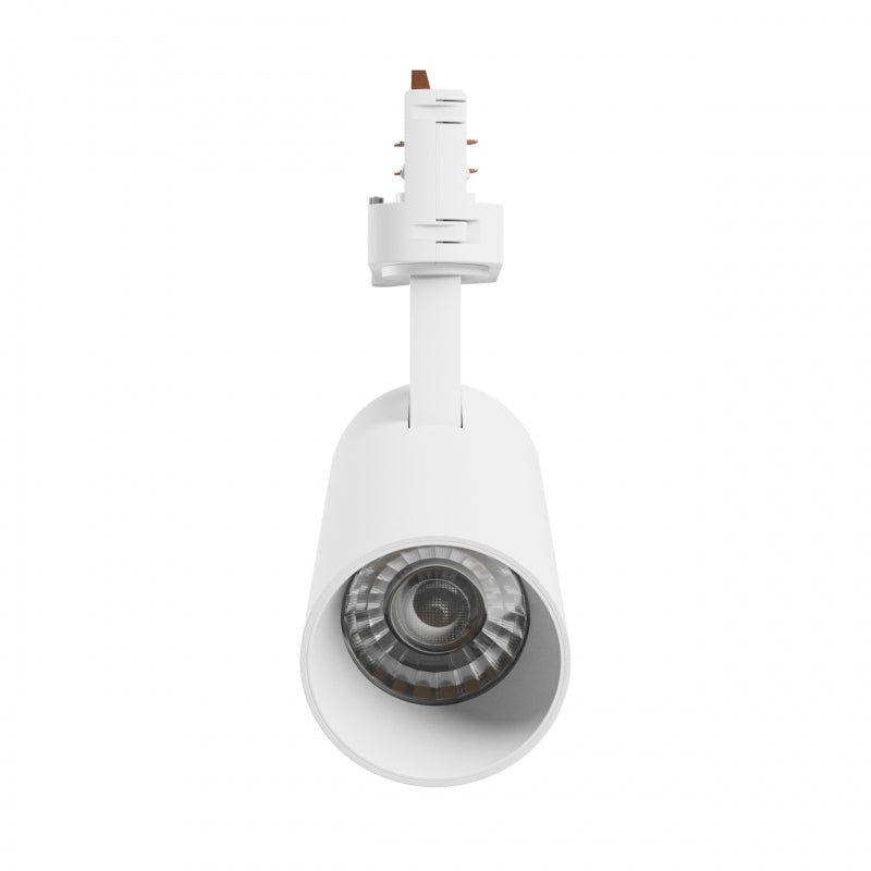 Spot sur rail LED Spectrum ANDROMEDA PRIME 3-Phases 8W 230V CCT 25° 800 lumens CRI 80 IP20 Blanc