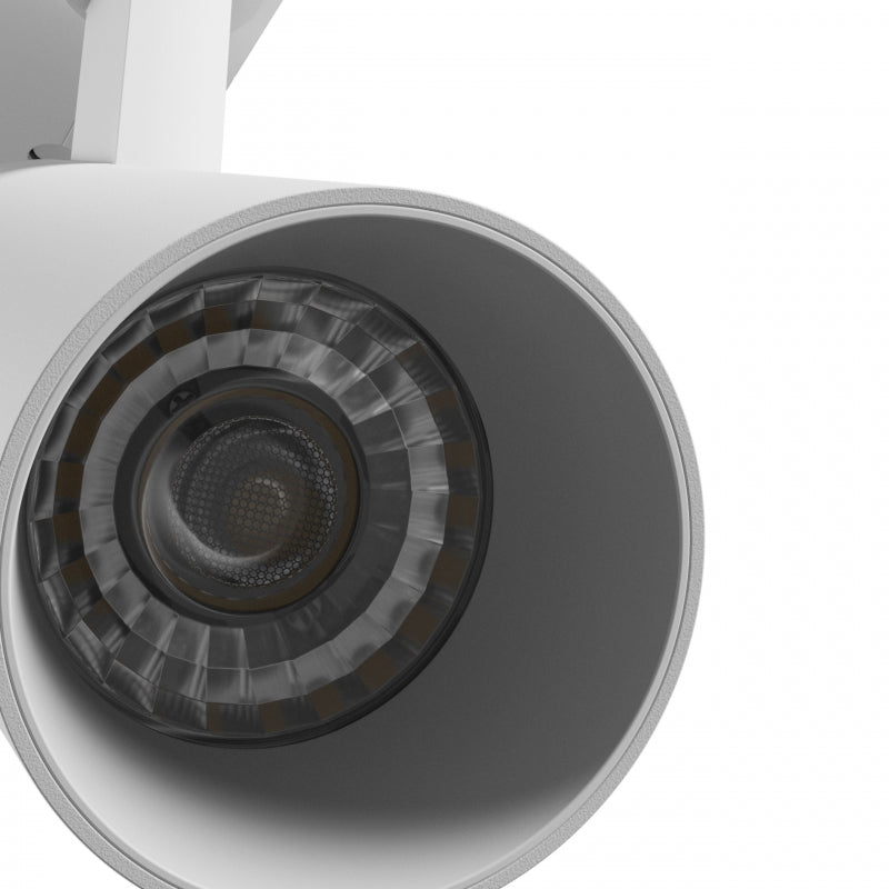 Spot sur rail LED Spectrum ANDROMEDA PRIME 3-Phases 8W 230V CCT 25° 800 lumens CRI 80 IP20 Blanc