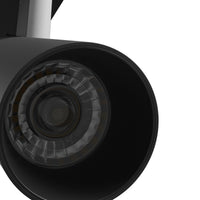 Spectrum ANDROMEDA PRIME Spot LED sur rail 3-Phases 8W CCT 230V Faisceau 25° IP20 Aluminium Noir