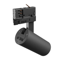 Spectrum ANDROMEDA PRIME Spot LED sur rail 3-Phases 8W CCT 230V Faisceau 25° IP20 Aluminium Noir