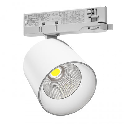 Spectrum ARTEMIDA Maxi Projecteur LED sur rail 12-42W 3000K 4500 lumens CRI>90 IP20 Blanc 3-Phases