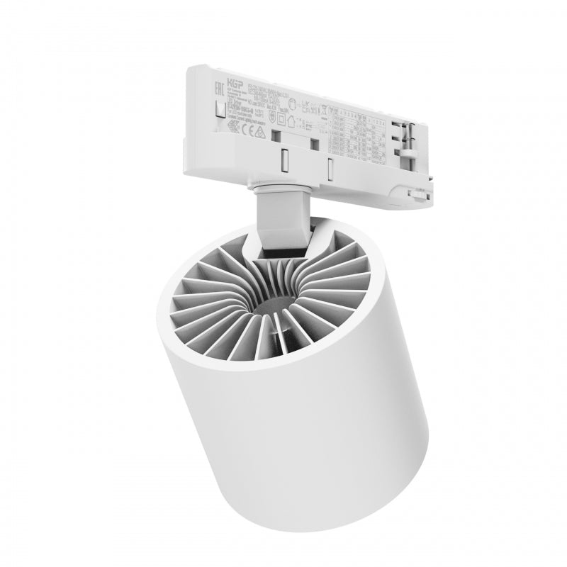 Spectrum ARTEMIDA Maxi Projecteur sur Rail LED 12-42W 4000K 4500 lumens CRI>90 36° 60° IP20 Blanc 3-Phases