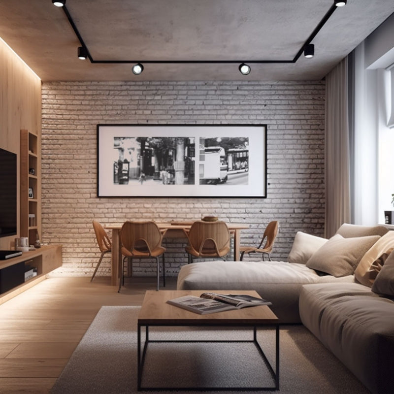 Spectrum ARTEMIDA Maxi Projecteur LED sur rail 3-Phases 12-42W 3000K 4500 lumens CRI>90 IP20 Aluminium Noir