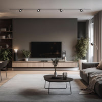 Spectrum ARTEMIDA MINI Spot LED sur rail 3-Phases 20W 3000K 230V 2300 lumens CRI>90 IP20 Noir