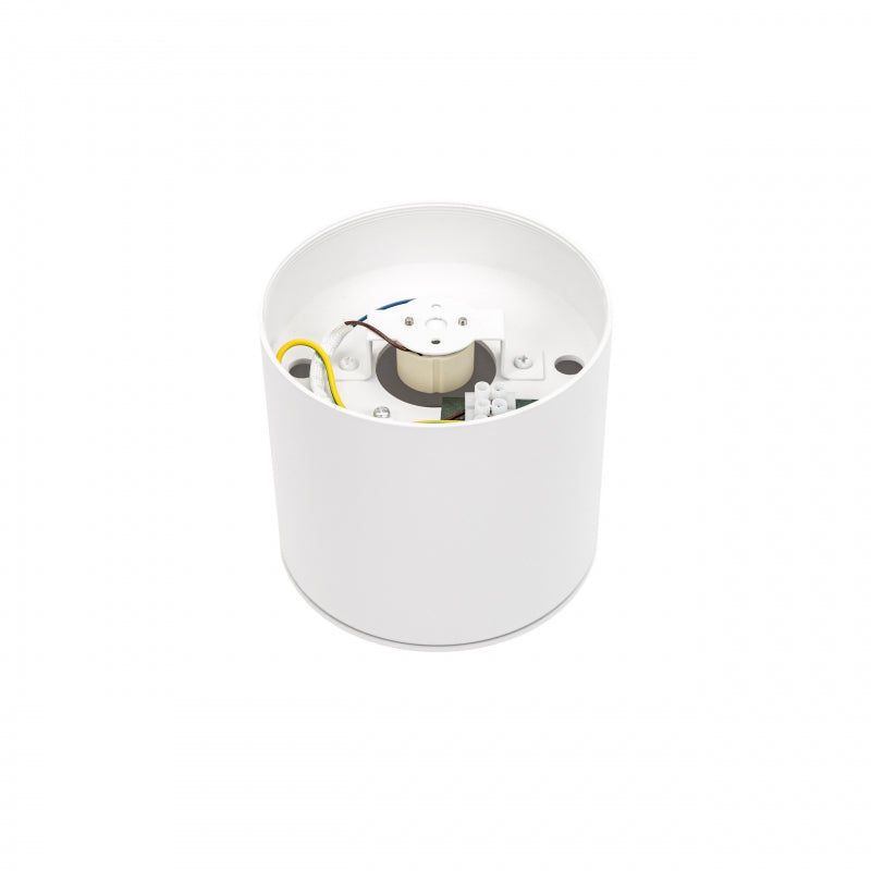 Spectrum CHLOE AR111 GU10 Plafonnier Encastré en Saillie IP65 Aluminium Blanc 250V Intérieur Extérieur