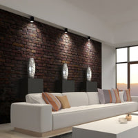 Spectrum CHLOE GU10 LED plafondspot, IP20 Zwart Zilver verstelbaar rond, 250V max 10W, aluminium