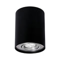 Spectrum CHLOE GU10 LED plafondspot, IP20 Zwart Zilver verstelbaar rond, 250V max 10W, aluminium