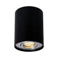 Spectrum CHLOE GU10 LED plafondspot, IP20 Zwart Zilver verstelbaar rond, 250V max 10W, aluminium