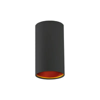 Spot LED en saillie Spectrum CHLOE GU10, 10W max, IP20, Noir Doré, 250V, boîtier en aluminium