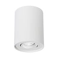 Spectrum CHLOE GU10 Opbouw LED Spot, IP20, 250V, Verstelbare Ronde Witte Aluminium Behuizing
